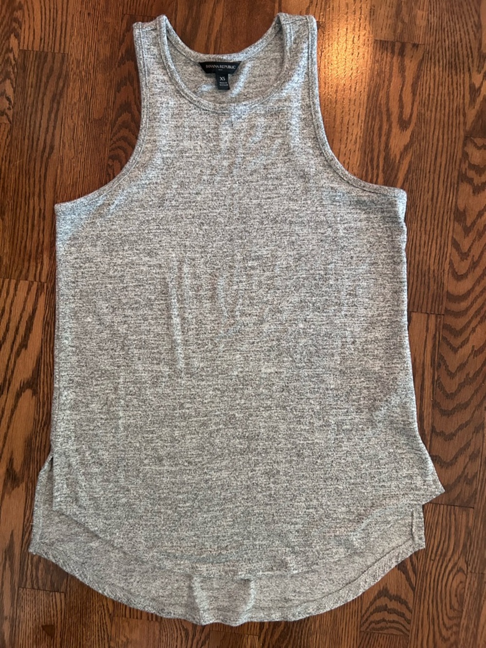 Banana Republic Heather Gray Racer Back Tank Top XS